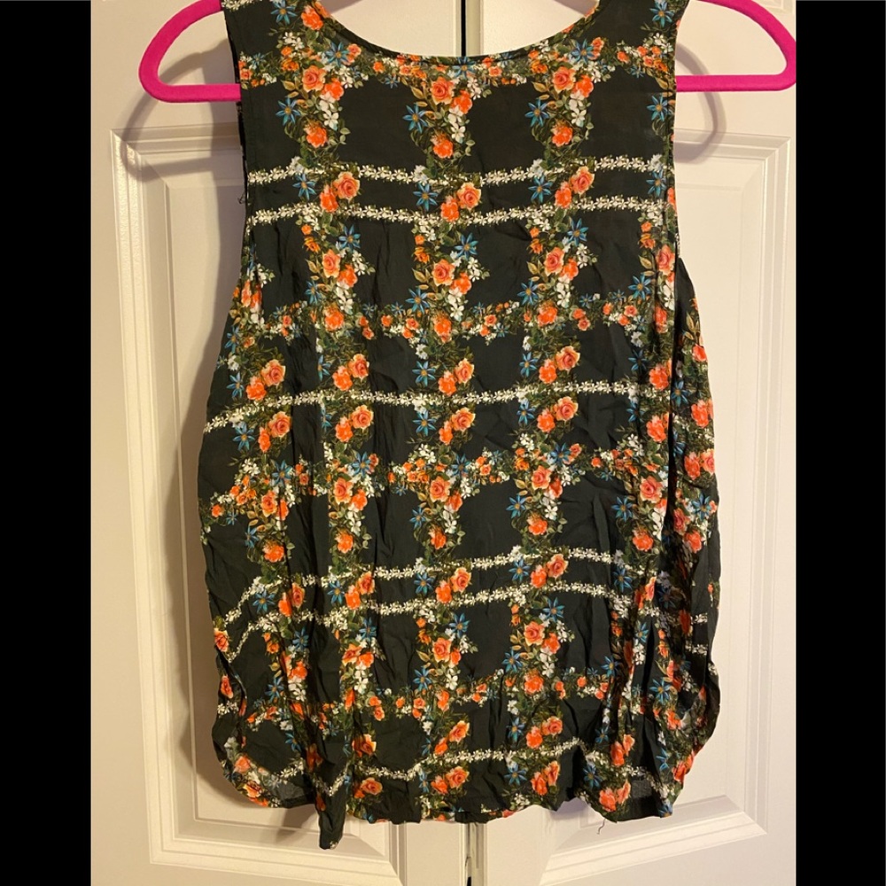 Floral tank top